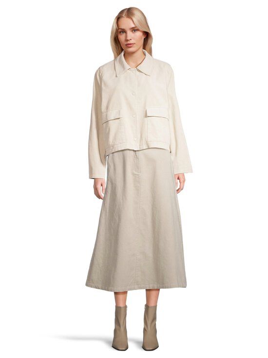 NOOM - Emilia Midi -vakosamettihame - LT.BEIGE | Stockmann - photo 5