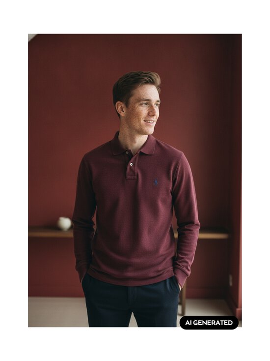 Polo Ralph Lauren - Pikeepaita - 095 SPRING WINE HEATHER/C7996 | Stockmann - photo 7