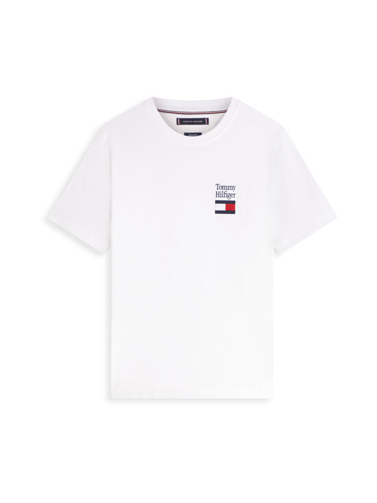 Tommy Hilfiger - T-särk Brand Love Text Stack - YBR WHITE | Stockmann - photo 1