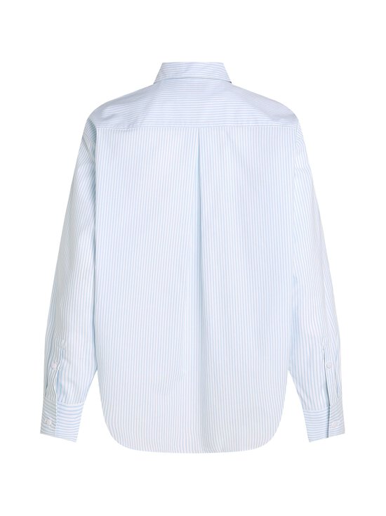 Calvin Klein Jeans - Woven Label Relaxed kreklblūze - 0K6 BRILLIANT WHITE / BLUE STRIPE - photo 2 Calvin Klein Jeans - Woven Label Relaxed kreklblūze - 0K6 BRILLIANT WHITE / BLUE STRIPE | Stockmann - photo 2