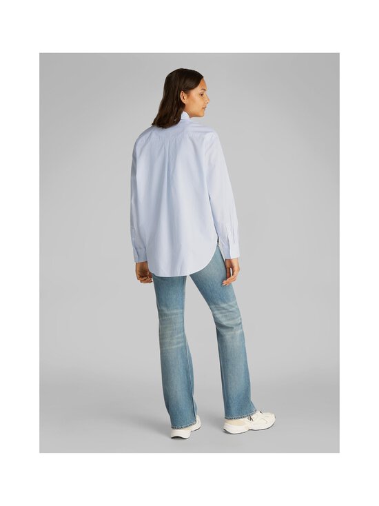 Calvin Klein Jeans - Woven Label Relaxed kreklblūze - 0K6 BRILLIANT WHITE / BLUE STRIPE - photo 3 Calvin Klein Jeans - Woven Label Relaxed kreklblūze - 0K6 BRILLIANT WHITE / BLUE STRIPE | Stockmann - photo 3