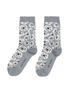 Marimekko - Linjaus Tumma -sukat - 199 LIGHT GREY, OFF WHITE, GREY | Stockmann