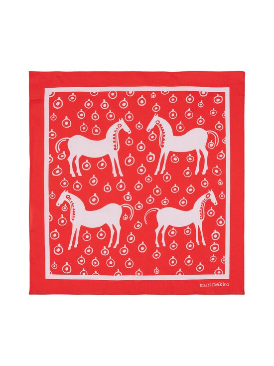 Marimekko - Astrilli Melnā Tamma Kioski lakats - 033 RED, LIGHT PINK | Stockmann - photo 1