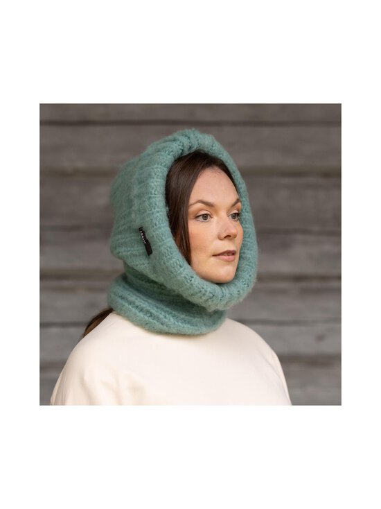 Myssyfarmi - Säde Hohto adīta vilnas kapuce - SÄDE MINT GREEN - photo 3 Myssyfarmi - Säde Hohto adīta vilnas kapuce - SÄDE MINT GREEN | Stockmann - photo 3