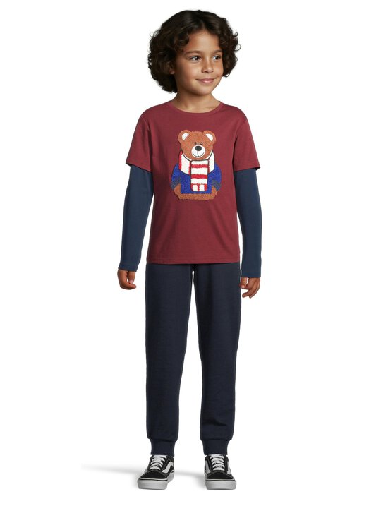 Bogi - Santtu trikotāžas krekls - NAVY/WINE RED | Stockmann - photo 2