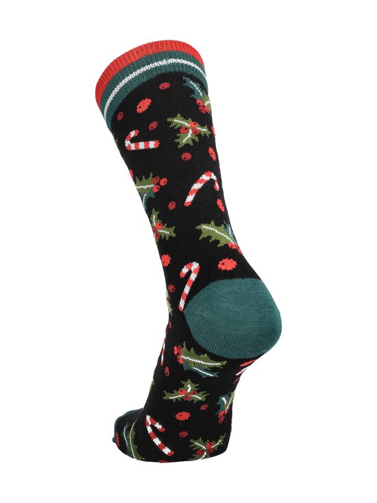 Sukkamestarit - Candy Cane Merino Wool -sukat - 199 BLACK | Stockmann - photo 2