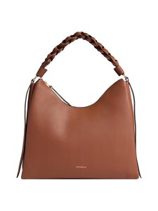 Coccinelle - Nahkkott Boheme Grana Double Hobo - 682 COGNAC/NOIR Coccinelle - Nahkkott Boheme Grana Double Hobo - 682 COGNAC/NOIR | Stockmann
