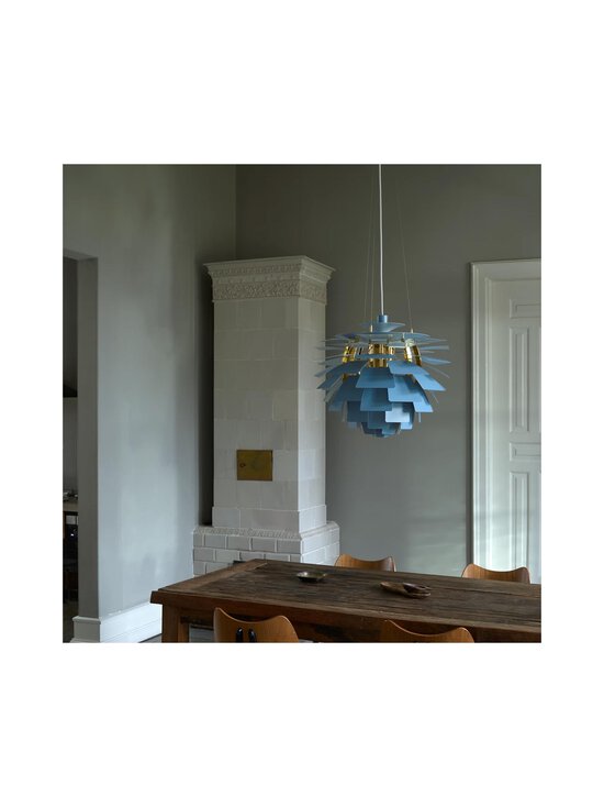 Louis Poulsen - PH Artichoke -riippuvalaisin 48 x 46,5 cm - DUSTY BLUE/BRASS METALLISED | Stockmann - photo 4
