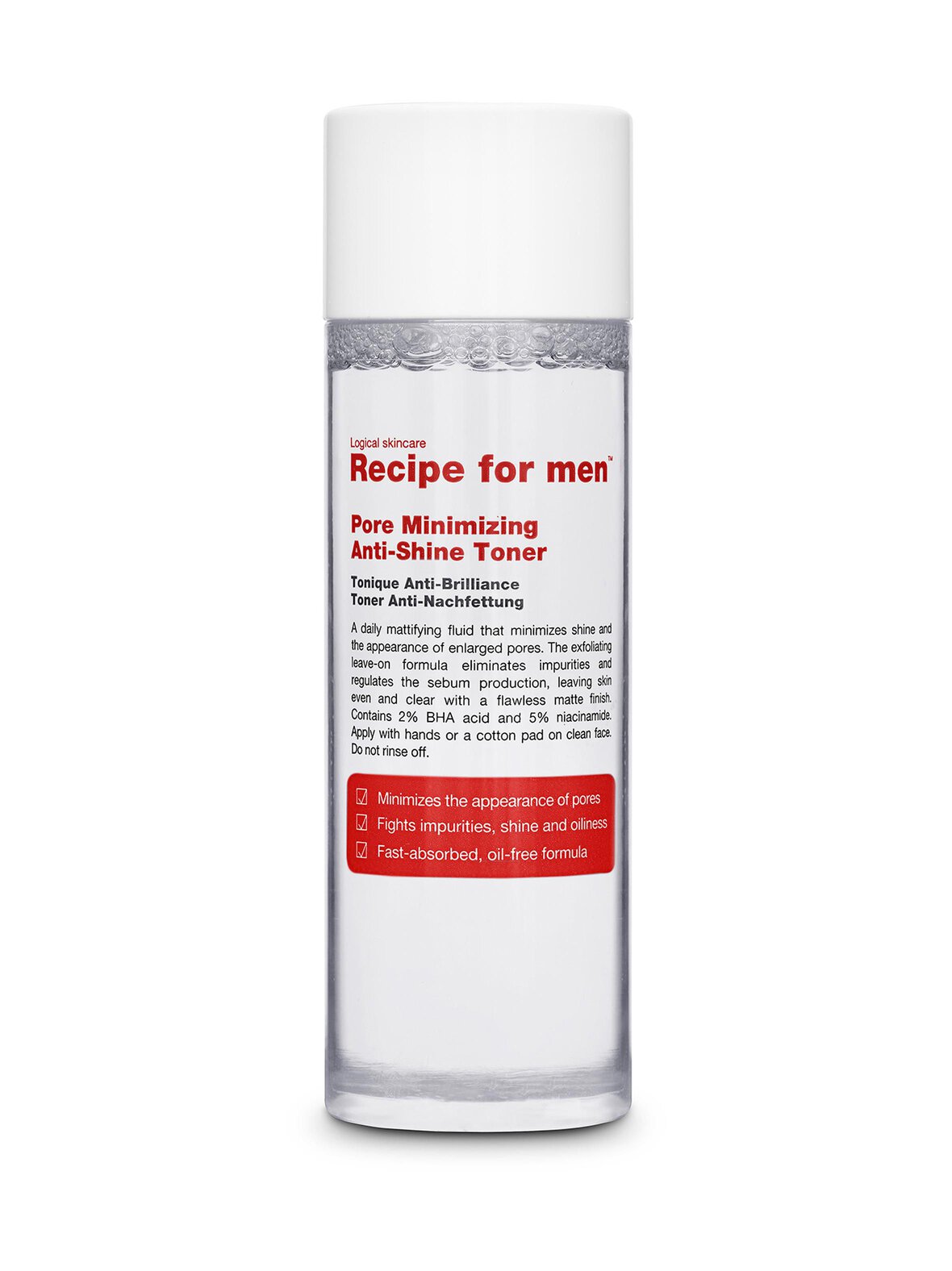 Pore Minimizing Anti-Shine Toner -kuoriva kasvovesi