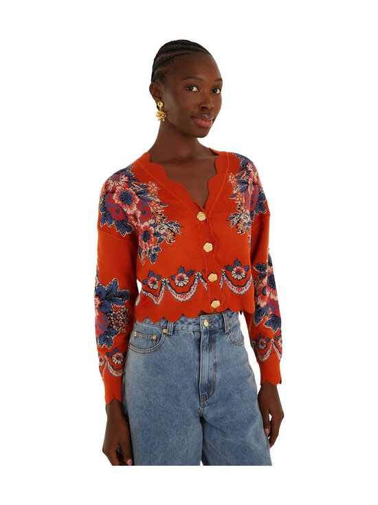 Farm Rio - Victorian Floral Terracota -neuletakki - 25226 VICTORIAN FLORAL TERRACOTA | Stockmann - photo 1