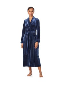 Lauren Ralph Lauren - Shawl Collar Long -aamutakki - 450 BLUE | Stockmann