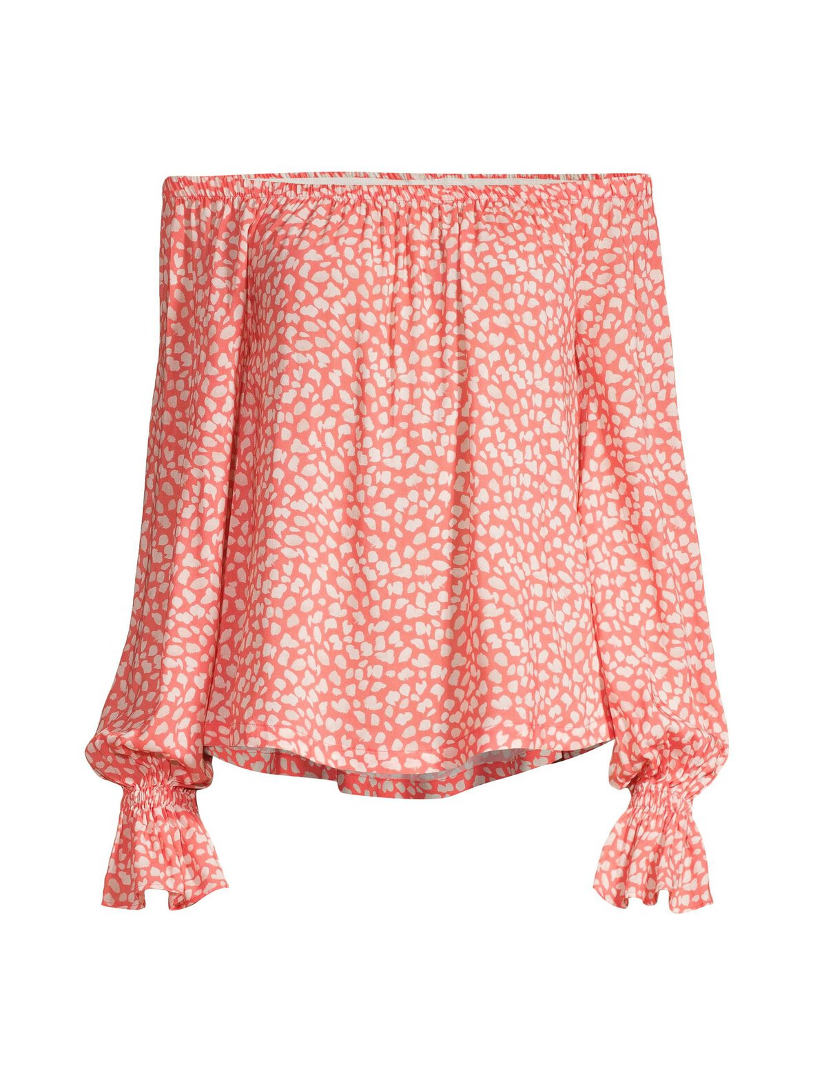 Printed Off The Shoulder -pusero