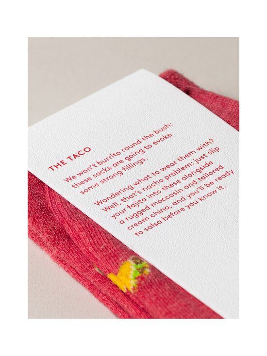 The London Sock Exchange - The Taco -sukat - RED | Stockmann - photo 4