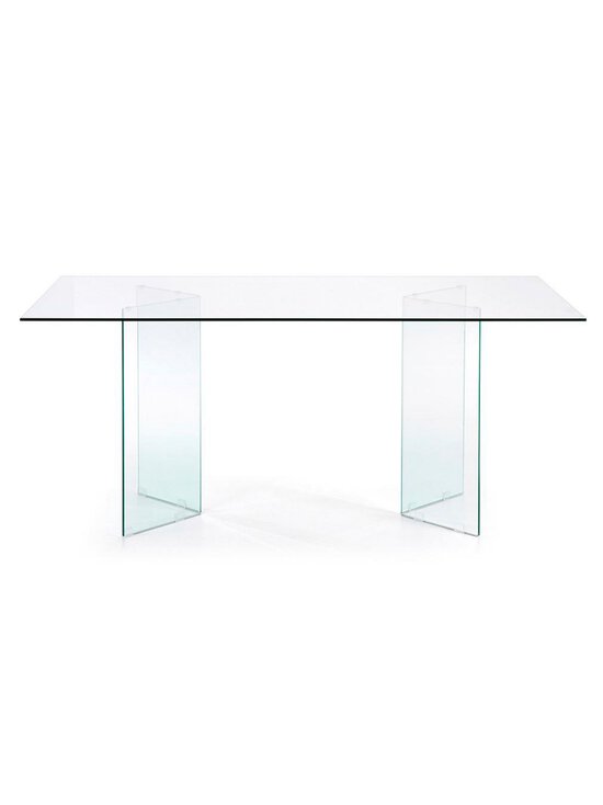 Kave Home - Burano-ruokapöytä kirkas lasi 200 x 90 cm - TRANSPR | Stockmann - photo 1