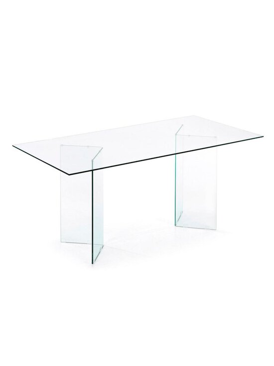 Kave Home - Burano-ruokapöytä kirkas lasi 200 x 90 cm - TRANSPR | Stockmann - photo 2