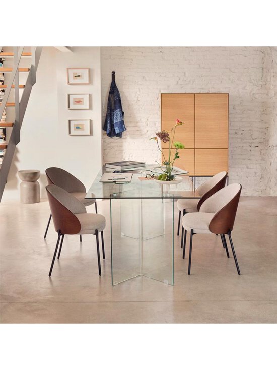 Kave Home - Burano-ruokapöytä kirkas lasi 200 x 90 cm - TRANSPR | Stockmann - photo 5