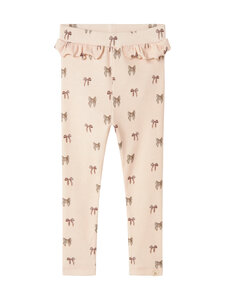 Lil' Atelier - NmfGavo Efi Slim -leggingsit - SILVER PEONY AOP:BOW | Stockmann