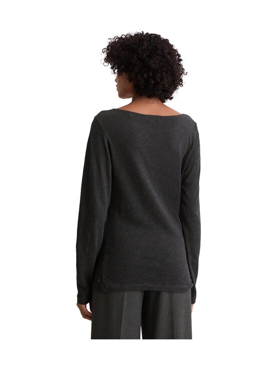 Marc O'Polo - Boat Neck -trikoopaita - 975 NIGHT GREY MELANGE - photo 3 Marc O'Polo - Boat Neck -trikoopaita - 975 NIGHT GREY MELANGE | Stockmann - photo 3