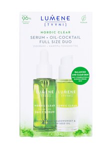 Lumene - Nordic Clear Serum + Oil-Cocktail Duo Set -ihonhoitopakkaus, 2x30ml Lumene - Nordic Clear Serum + Oil-Cocktail Duo Set -ihonhoitopakkaus, 2x30ml | Stockmann