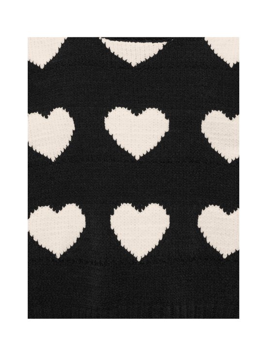 KIDS ONLY - Kampsun KogSus O-Neck Chinelle - BLACK AOP:HEART/EGRET | Stockmann - photo 3