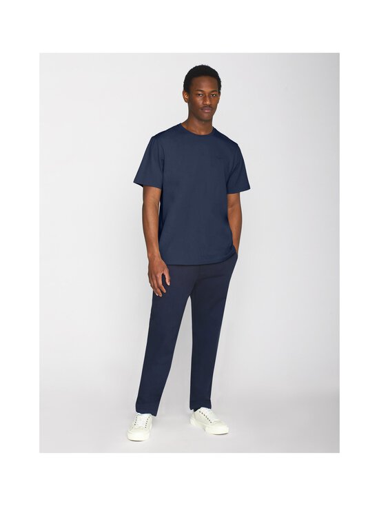 Knowledge Cotton Apparel - Loke Badge -paita - 1257 INSIGNA BLUE MELANGE | Stockmann - photo 4