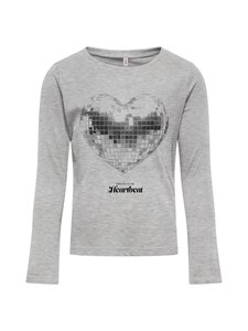 KIDS ONLY - Trikotaažsärk KogAnnie Life Regular Print - LIGHT GREY MELANGE PRINT:HEART KIDS ONLY - Trikotaažsärk KogAnnie Life Regular Print - LIGHT GREY MELANGE PRINT:HEART | Stockmann