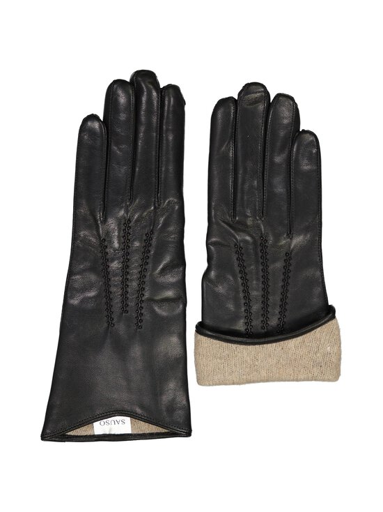 Sauso - Elsa Japanese Pearl ādas cimdi - BLACK | Stockmann - photo 4