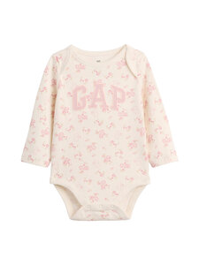 GAP - Floral Logo bodijs - BABY 0-24 PINK FLORAL | Stockmann
