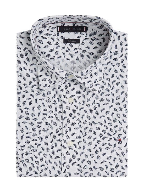 Tommy Hilfiger - Linen Blend Regular Fit -kauluspaita - 0K4 WHITE / PREPPY NAVY - photo 3 Tommy Hilfiger - Linen Blend Regular Fit -kauluspaita - 0K4 WHITE / PREPPY NAVY | Stockmann - photo 3