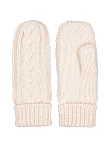 A+more - Nina pīnīšu adījuma cimdi - OFFWHITE/LUREX | Stockmann