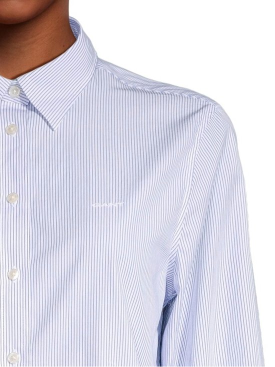 GANT - Classic Poplin Striped kreklblūze - 419 PERFECT BLUE | Stockmann - photo 4