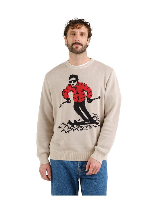 Dedicated - Kudum Mora O-neck - FALLEN SKIER OAT WHITE | Stockmann - photo 2