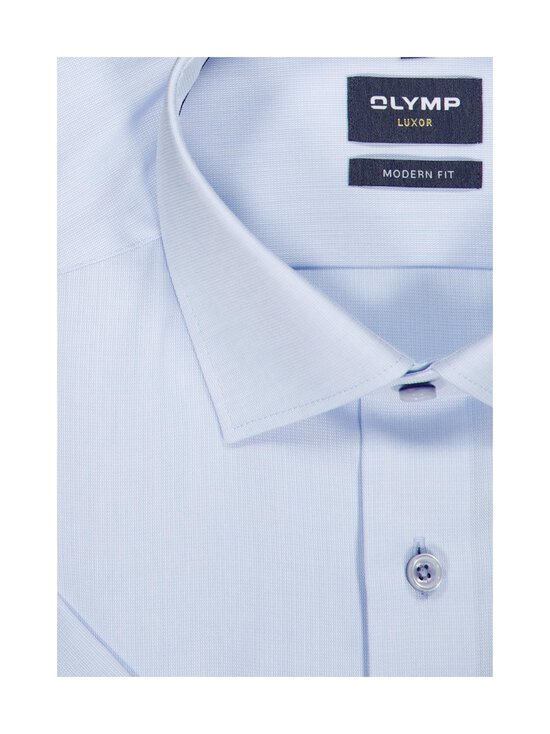 Olymp - Modern Fit Aircon Solid - lyhythihainen kauluspaita - 11 BLEU | Stockmann - photo 2