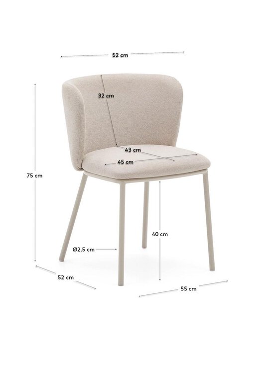 Kave Home - Ciselia-tuoli - BEIGE - photo 7 Kave Home - Ciselia-tuoli - BEIGE | Stockmann - photo 7