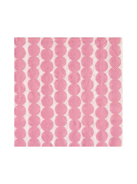 VALKOINEN, PINKKI Marimekko Räsymatto-servetti 25 cm, 20 kpl |20 kpl |  Kattaustekstiilit | Stockmann