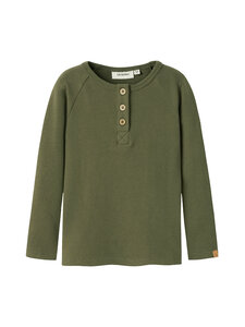 Lil' Atelier - NmmLuno Slim -ribbitrikoopaita - WINTER MOSS | Stockmann