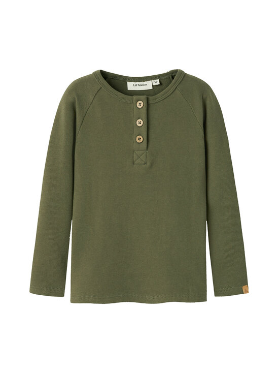 Lil' Atelier - NmmLuno Slim -ribbitrikoopaita - WINTER MOSS | Stockmann - photo 1