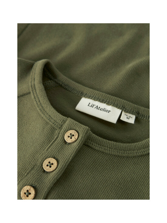 Lil' Atelier - NmmLuno Slim -ribbitrikoopaita - WINTER MOSS | Stockmann - photo 3