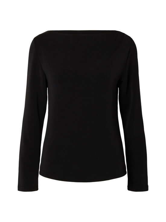 Selected - SlfTenny Draped Boatneck tops - BLACK | Stockmann - photo 1