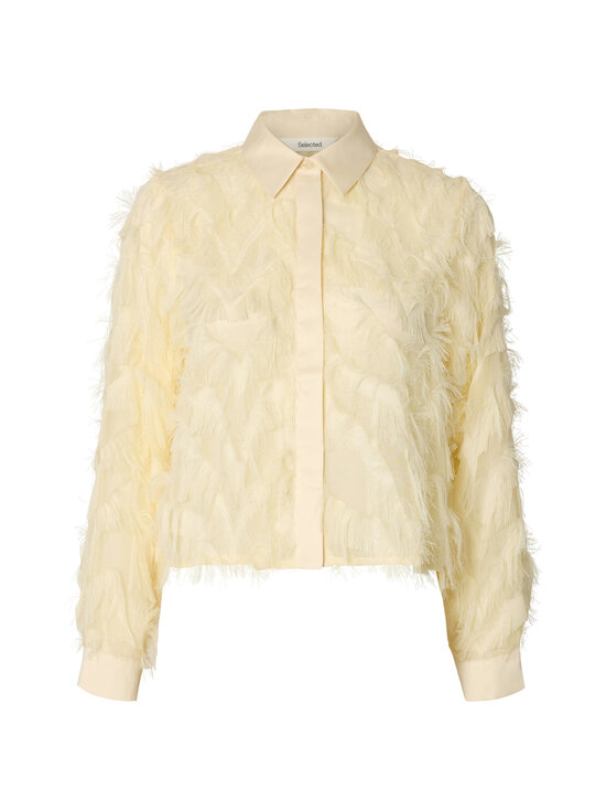 Selected - SlfMyline Fluffy Cropped krekls - ANGORA - photo 1 Selected - SlfMyline Fluffy Cropped krekls - ANGORA | Stockmann - photo 1