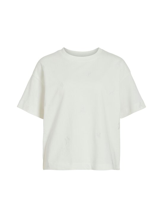 Vimonie Flower Embroidery t-krekls