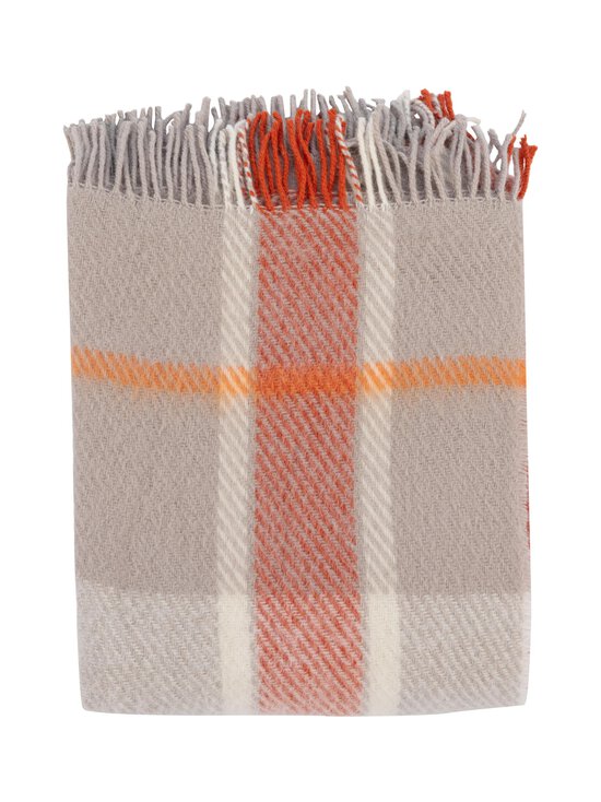 Pentik - Ruutu vilnas pleds, 130x170 cm - ORANGE - photo 2 Pentik - Ruutu vilnas pleds, 130x170 cm - ORANGE | Stockmann - photo 2