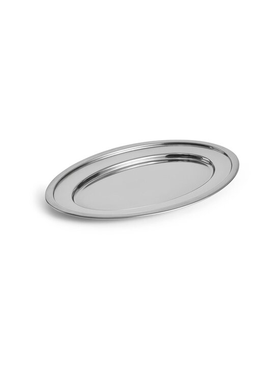 HAY - Essential Steel Oval Large -tarjoilulautanen - STAINLESS STEEL | Stockmann - photo 1