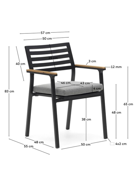 Kave Home - Bona-tuoli - MUSTA | Stockmann - photo 7