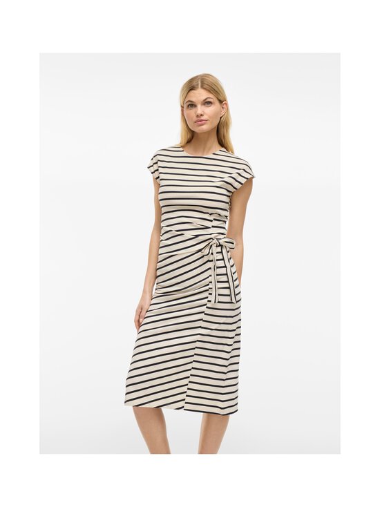 Vila - Vipompia O-Neck Cap Sleeve midi kleita - BIRCH STRIPES:BLACK BEAUTY - photo 3 Vila - Vipompia O-Neck Cap Sleeve midi kleita - BIRCH STRIPES:BLACK BEAUTY | Stockmann - photo 3