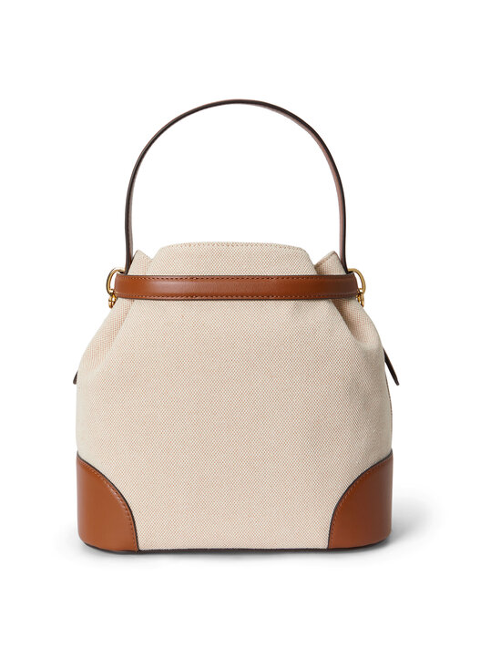 Lauren Ralph Lauren - Bucket Bag Medium -laukku - NTRL/BUFF CANVAS/LAUREN TAN | Stockmann - photo 2