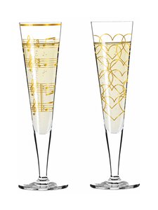 Ritzenhoff - Goldnacht Heart and Music šampanieša glāze 205 ML - MULTICO Ritzenhoff - Goldnacht Heart and Music šampanieša glāze 205 ML - MULTICO | Stockmann