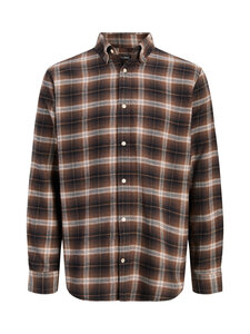 Jack & Jones - JjeField Check -kauluspaita - BLACK | Stockmann
