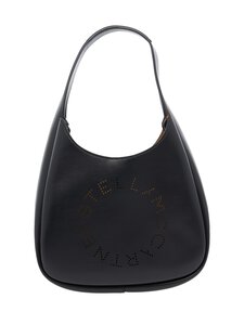 Stella McCartney - Small Logo Slouchy Hobo -laukku - 1000 BLACK | Stockmann