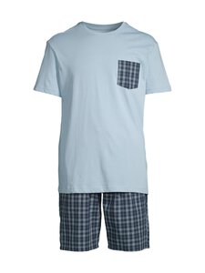 Cap Horn loungewear - Sebastian-shortsipyjama - BLUE CHECK/LT. BLUE TOP Cap Horn loungewear - Sebastian-shortsipyjama - BLUE CHECK/LT. BLUE TOP | Stockmann